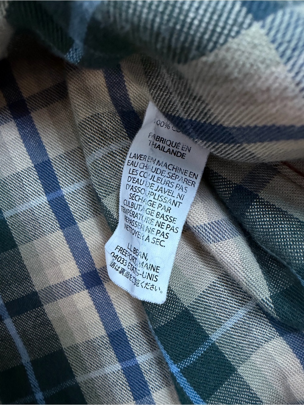 L.L.Bean 90s Flannel Lined Hurricane Shirt Gorpcore - Picture 6 of 8